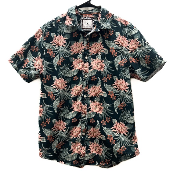 Denim & Flower Other - Denim & Flower Ricky Singh Men’s Slim Fit Short Sleeve Button Down Floral